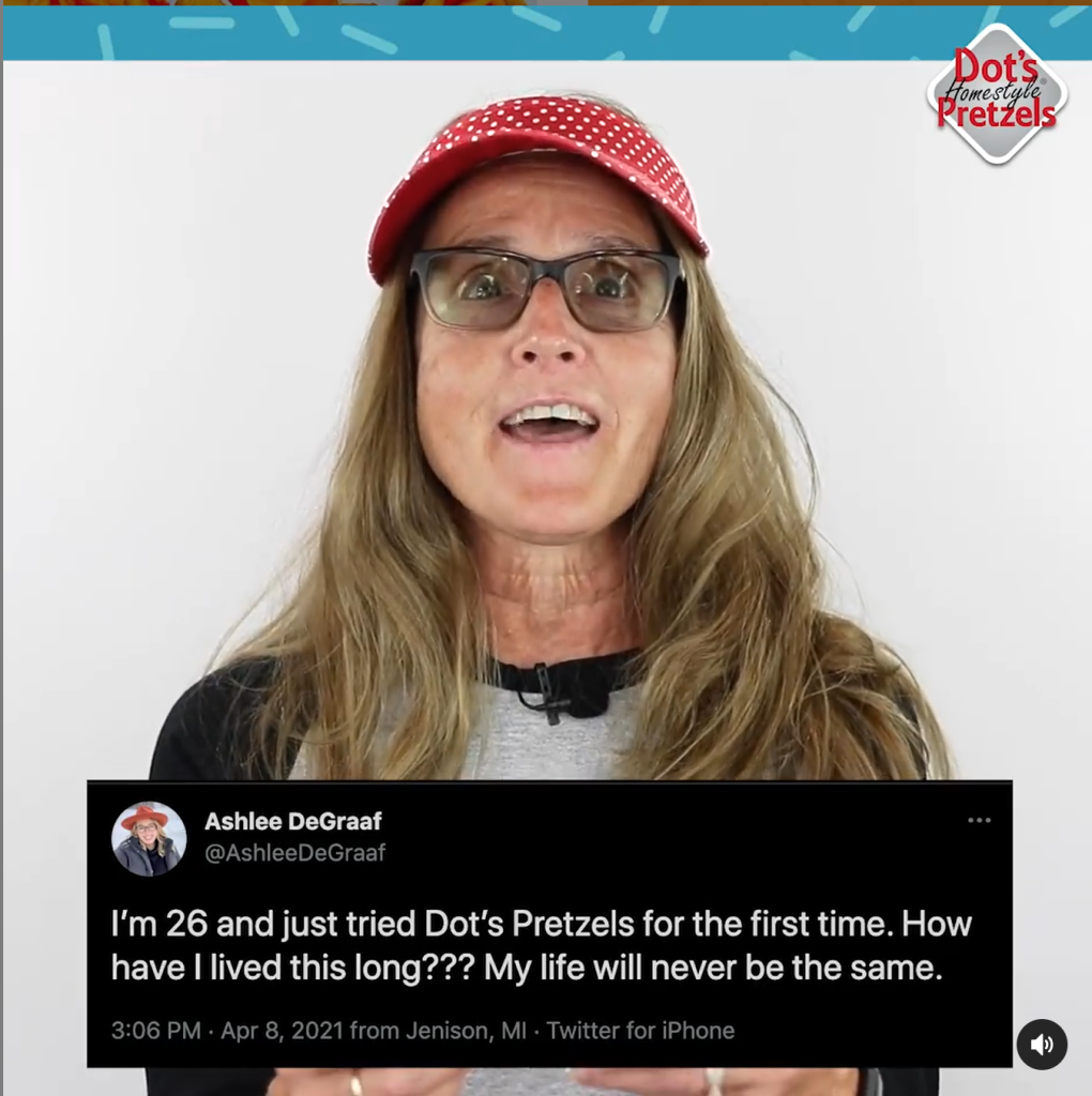 Dots Pretzels replies to twitter